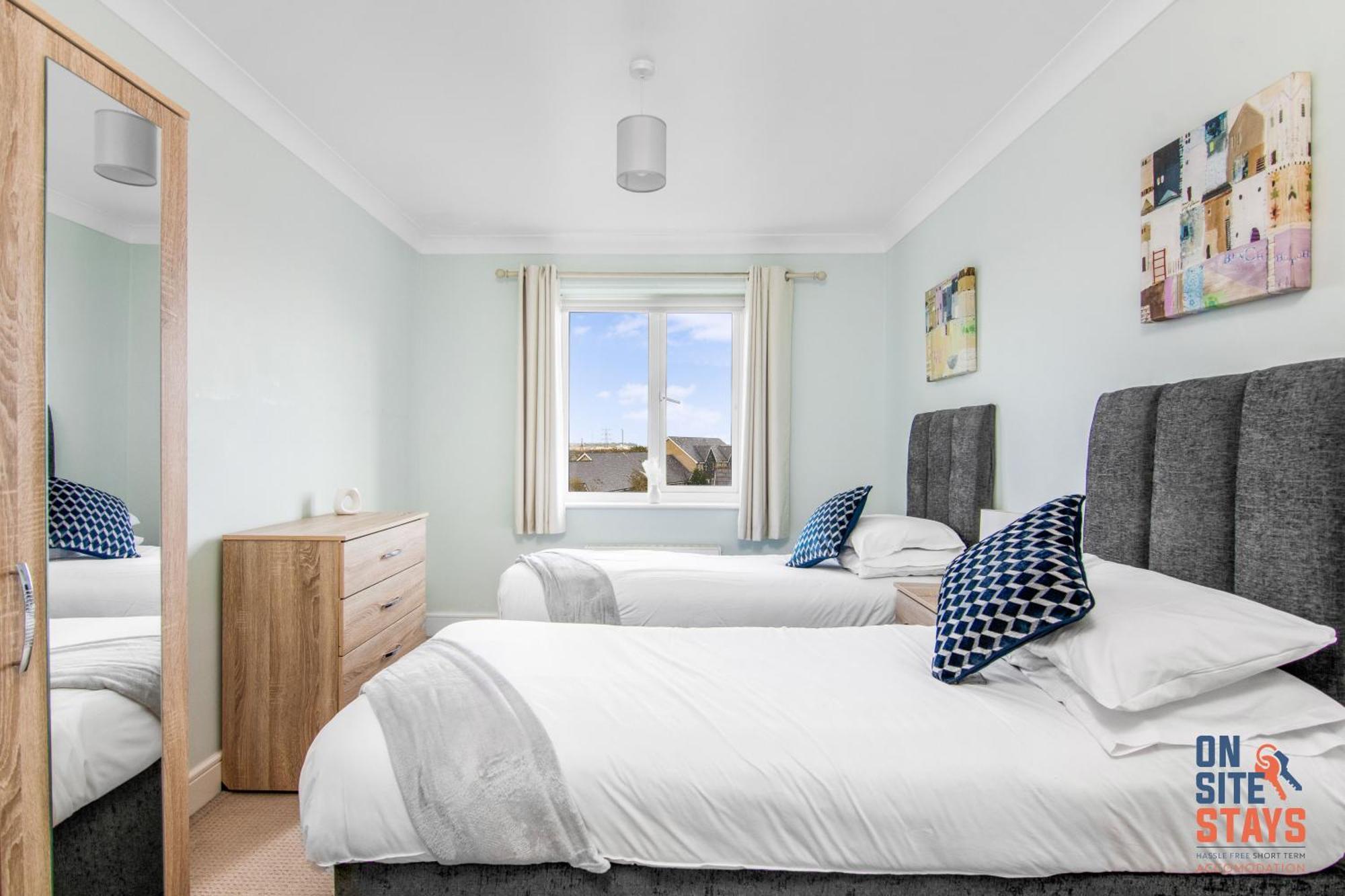 Onsitestays - Cosy 2-Bedroom Apartment With Free Parking, Wi-Fi & London Links Northfleet Esterno foto