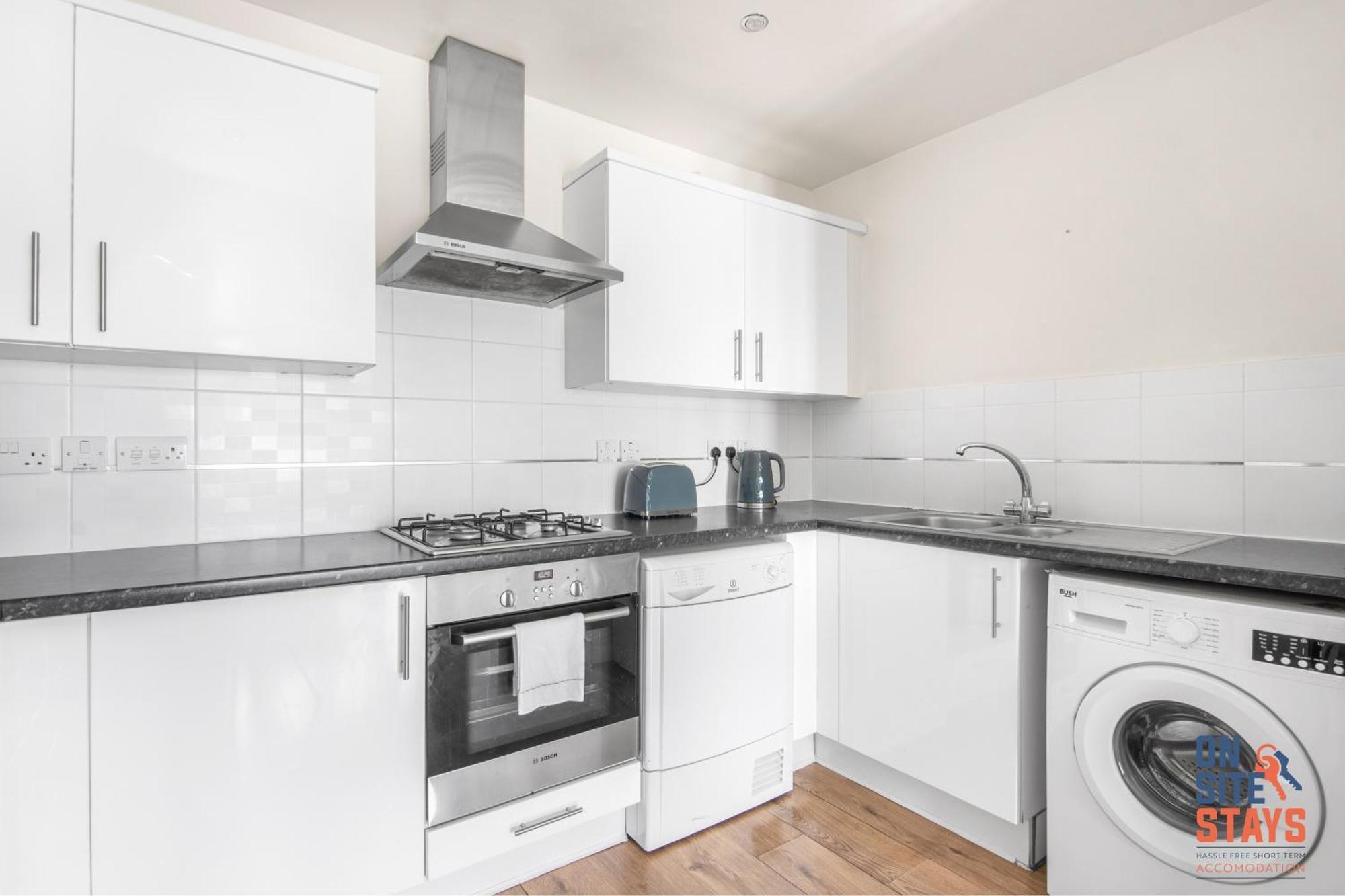 Onsitestays - Cosy 2-Bedroom Apartment With Free Parking, Wi-Fi & London Links Northfleet Esterno foto
