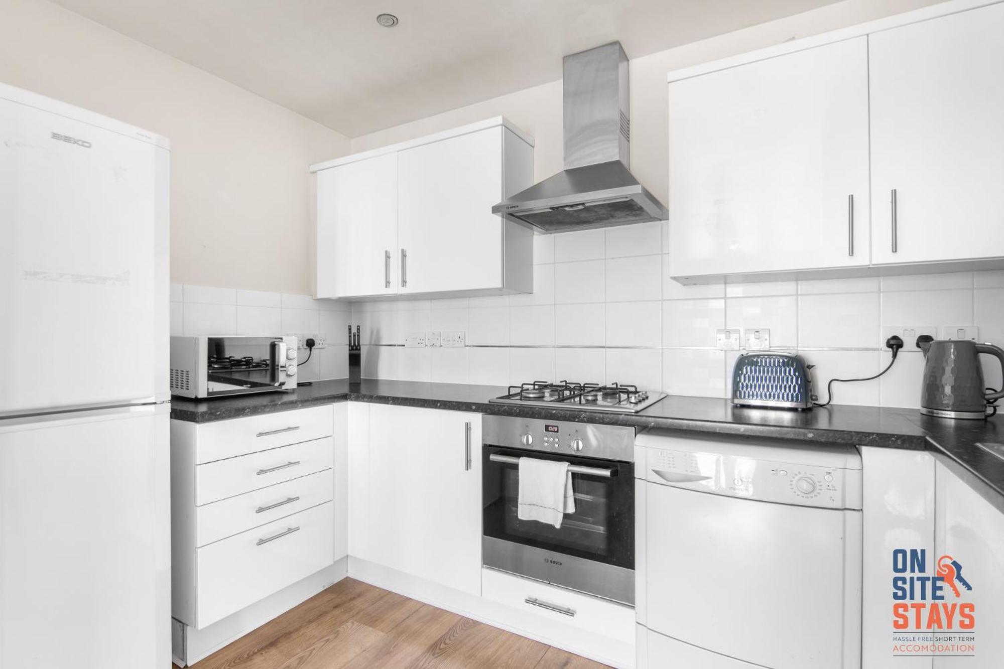 Onsitestays - Cosy 2-Bedroom Apartment With Free Parking, Wi-Fi & London Links Northfleet Esterno foto